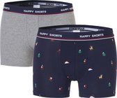 Happy Shorts Kerst Boxershorts 2-Pack Heren Classic Nutcracker - Maat M