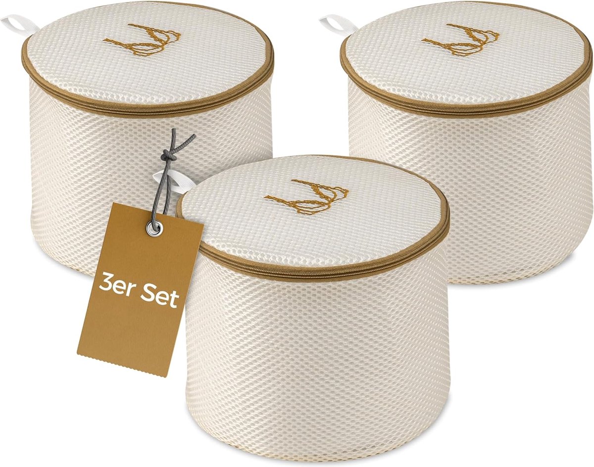 Dntorx 3 stuks duurzame honingraat grote mesh waszakken voor delicaten met rits, herbruikbare waszak voor wasmachine waszakken voor kleding, sokken, ondergoed, beha, reisorganisator (60 x 81 cm