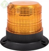 Schroefbare zwaailamp LED Oranje - 20x LED - 12/24V - Waarschuwingslamp