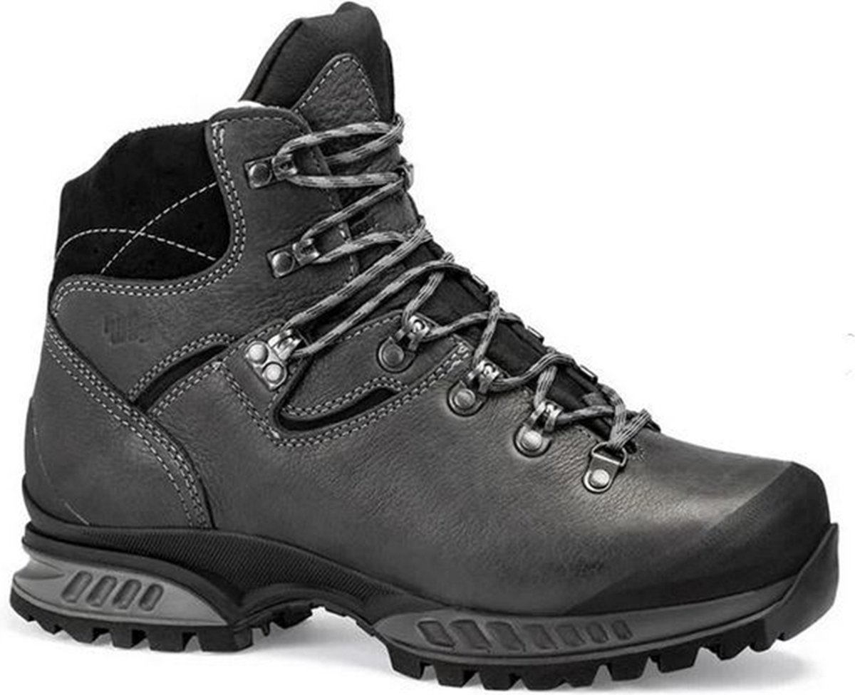 Hanwag Lhasa II Wide Heren Hoge Wandelschoen Chestnut/Asphalt 8/42 Grijs