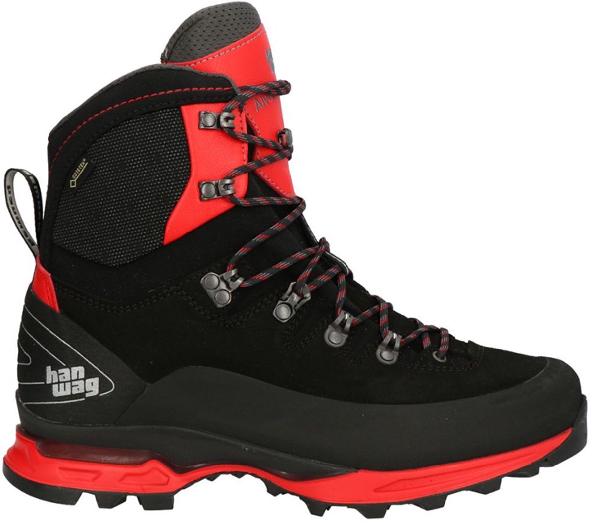 Hanwag Alverstone II Gtx Heren Hoge Wandelschoen Asphalt/Light 13/48 5 Grijs