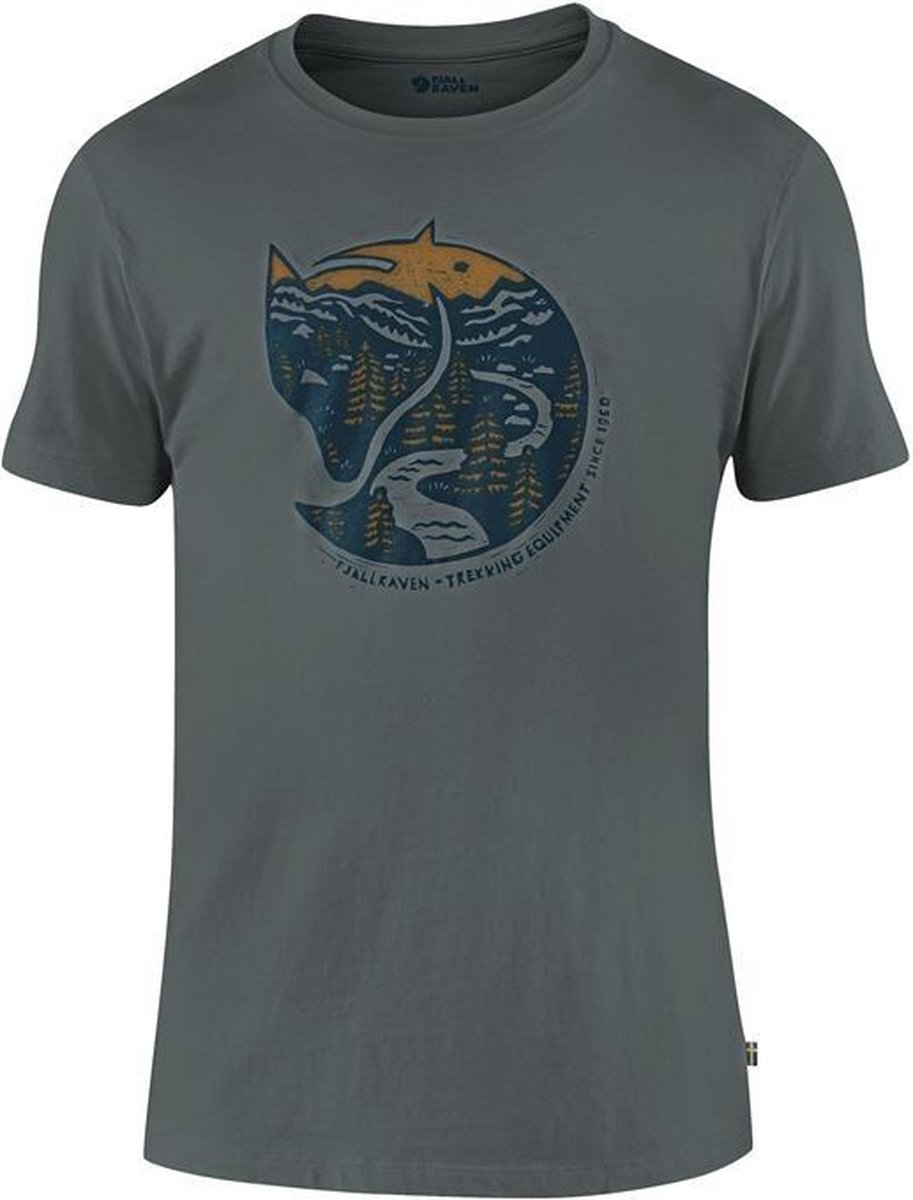 Fjallraven Arctic Fox M Heren T-shirt Dusk XS