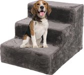 MaxxPet Hondentrap voor kleine honden - Voor Bed en Bank - Landingsplatform sluit naadloos aan - 45x60x40 cm- Zwart