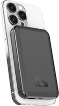 Provice® Magsafe Powerbank 10.000 mAh - Voor iPhone 12 / 13 / 14 - Draadloos Opladen - Zwart Carbon