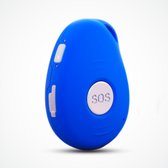 EVO 7S - Bouton d'urgence GPS avec tracker - Bouton d'alarme pour personnes et personnes âgées - Détection de chute - Incl. KPN- Carte SIM - Fonction d'appel et de voix - Fonctions avancées - Blue ciel