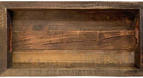 Dienblad - houten dieblad - robuust oud hout - by Mooss - 50 x 25 cm