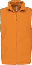 Premium Fleecebodywarmer 'Luca' merk Kariban maat XL Oranje