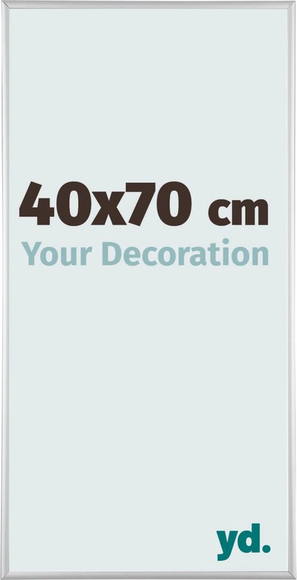 Your Decoration Austin Aluminium Fotolijst - 40x70 cm - Zilver Mat