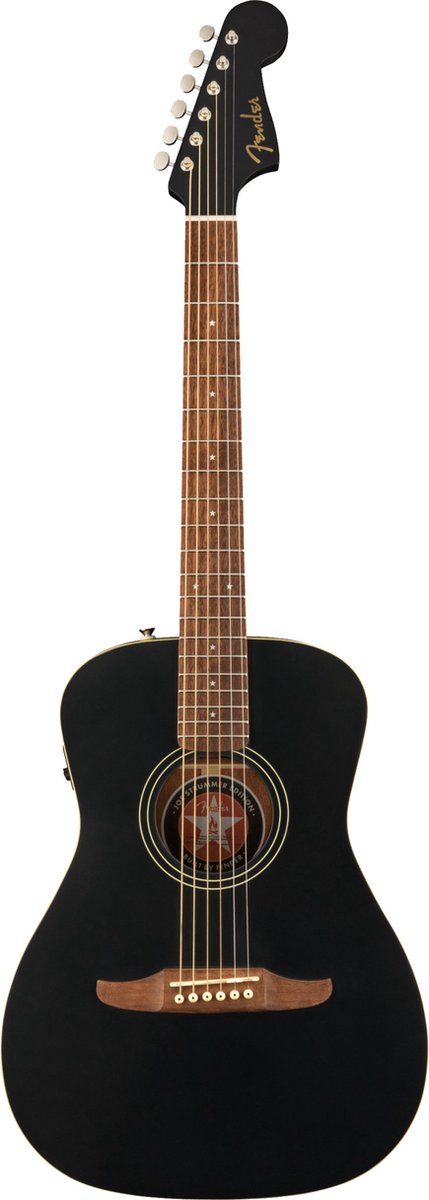 Fender Joe Strummer Campfire Signature Matte Black WN elektrisch-akoestische westerngitaar