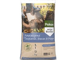 Pokon Bio Aanplantgrond voor Tuinplanten, Bomen & Hagen - 30l - 100 dagen voeding - turfvrij