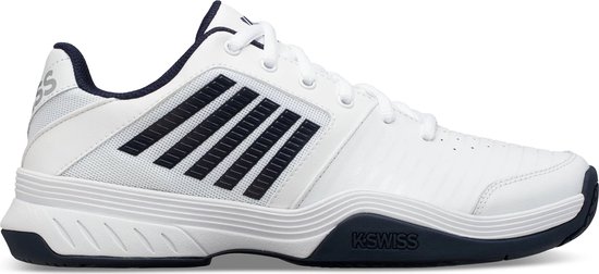 K-Swiss, Court Express Heren Tennisschoen, White/Navy, Maat 44