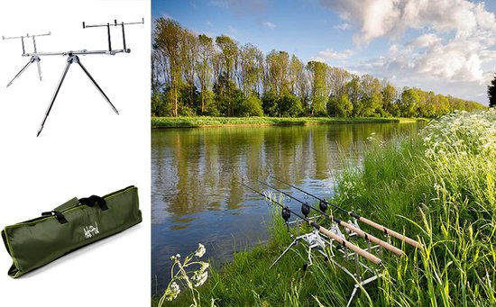 X2 Axis Rodpod - Aluminium - Karper - Incl. Draagtas - Verstelbaar van Merkloos — afbeelding 3