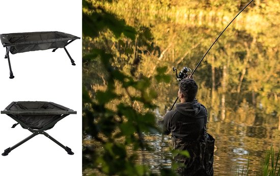 Traxis Carp Cradle XXL - Karper Onthaakmat - Opvouwbaar Verstelbaar - Groen van Merkloos — afbeelding 3