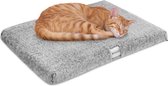 Navaris tapis chauffant pour animaux de compagnie - kussen auto-chauffant pour chien ou chat - 60 x 45 x 4 cm - Tapis chauffant lavable