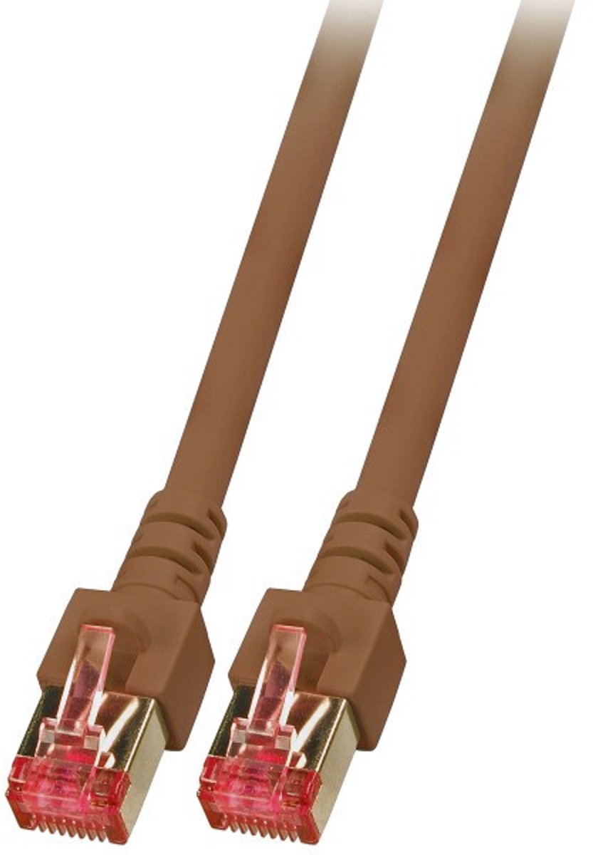 CAT6 sFTP kabel 1.5 meter Bruin