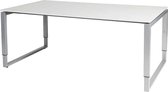 Vergadertafel - Verstelbaar - 180x100 grijs - alu frame