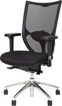 ABC Kantoormeubelen ergonomische bureaustoel npr1813 model 1554 met zwarte rugleuning