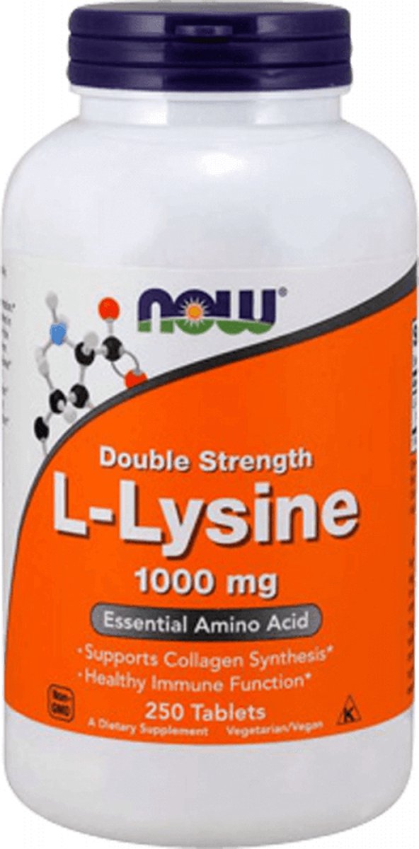 L-Lysine 1000mg Now Foods 250tabl - Now Foods