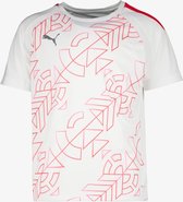 Teamliga Graphic Jersey kinder T-shirt wit/oranje - Maat 164/170