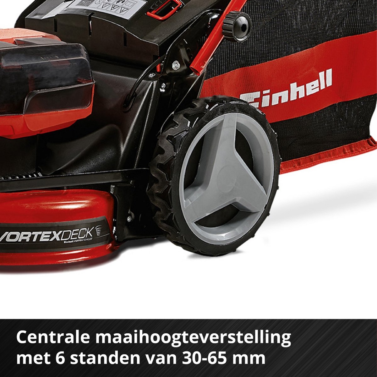 Einhell Professional Accu Grasmaaier GP-CM 36/47 S HW Li Kit - Power X-Change - 36 V/Li-ion - Maaibreedte: 47 cm - Aanbevolen gazonoppervlakte: tot 700 m² - Zelfrijdend - Mulching functie - Incl. 4x 4,0 Ah accu en 2x Twincharger – foto 3