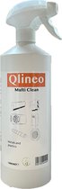 Warmtepomp reiniger, airco reiniger Qlineo Multi Clean 1 liter voor het reinigen van de mantel (buiten en binnenkant), condenswaterbak en ventilatoren van warmtepompen, airco`s en ventilatiesystemen