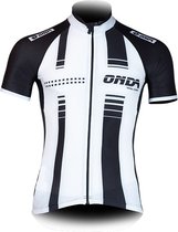 ONDA Fietsshirt korte mouw heren Zwart Wit - FAVP Minho - S