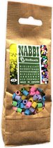 BioBeads by NABBI, couleurs pastel, dim. 5x5 mm, diamètre intérieur 2,5 mm, moyen, 1000 pièces / 1 boîte