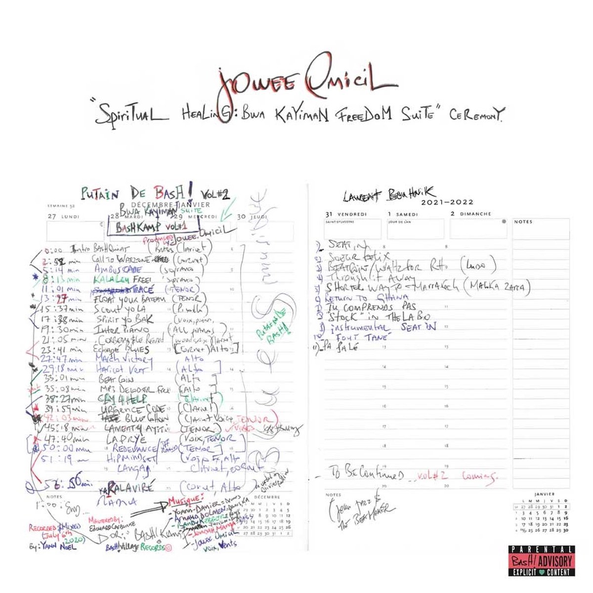 Jowee Omicil - Spiritual Healing: Bwa Kayiman Freedom Suite Ceremony (CD)
