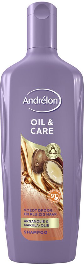 Andrélon Oil & Care Shampoo - 6 x 300 ml - Voordeelverpakking - Andrélon