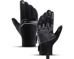 Fietshandschoenen voor heren, tactische handschoenen, MTB-handschoenen, motorcross handschoenen met touchscreen, Koude- en winddichte handschoenen, volledige vinger, outdoor handschoenen voor bushcraft, motorjacht en