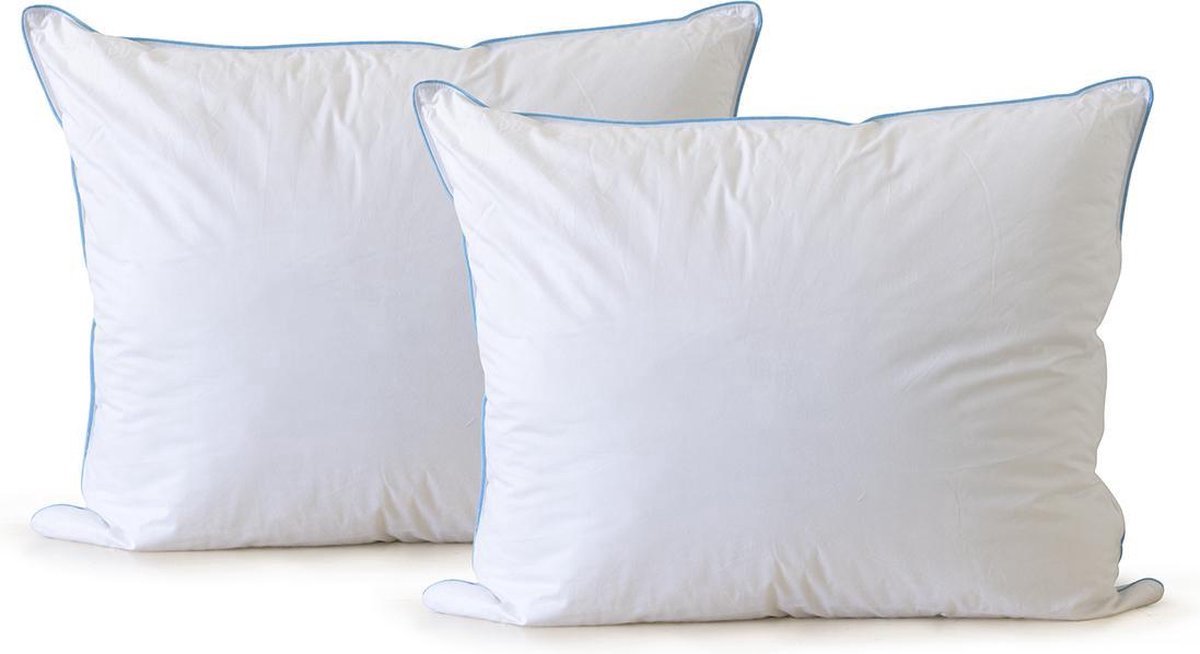 Eleganzzz Sleeptight Hoofdkussen - Percal Katoen - Hoofdkussen 60x70cm - 2 Stuks Hoofdkussens - Set van 2 Kussens