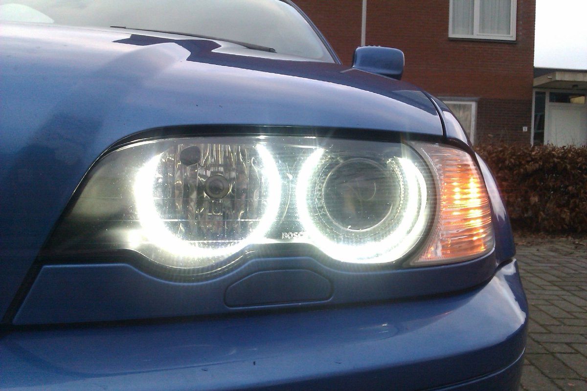 Led angel Eyes BMW E46 99-03 Coupe/Cabrio Angel eyes ringen bmw E46 LED ringen koplampen