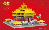 Lezi Corner Watchtower of Forbidden City - Nanoblocks / miniblocks - Bouwset / 3D puzzel - 3740 bouwsteentjes - Lezi LZ8251