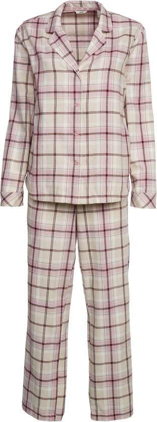 Esprit Pyjama en flanelle boutonné avec col - 093ER1Y317 - Sable - XXL