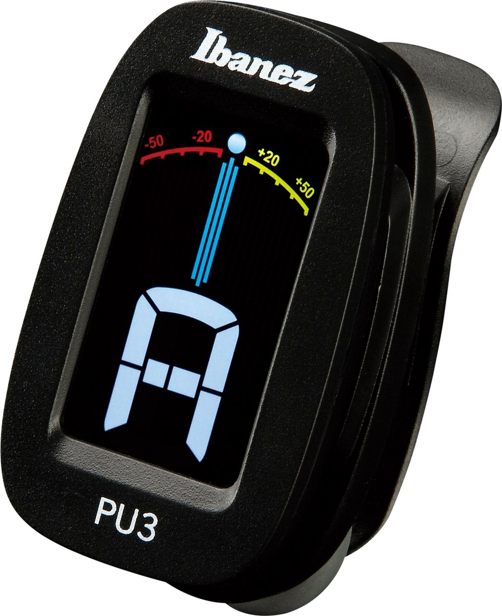 Ibanez PU3 – Clip-On Tuner – Zwart