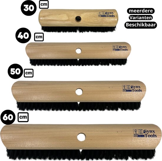 Synx Tools Bezem Los Zaalveger Paardenhaar 30cm - Paardenhaar/kamerveger 30cm - Zachte bezems - Zonder Steel van Synx Tools — afbeelding 4