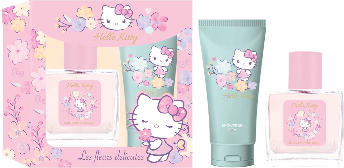 Goedkoopste Hello Kitty Giftset-Folwer-Parfum en Showergel