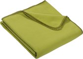 Living Crafts - Fleece Kleed - 100x150 cm - Leaf Green - Biologisch katoen