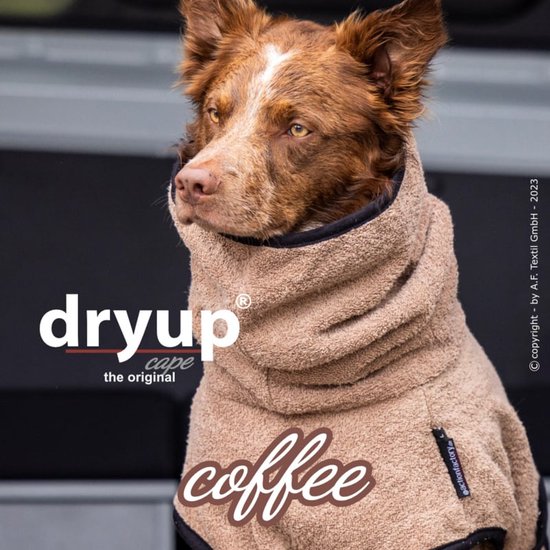 Dryup Peignoir pour chien Coffee taille XS 50cm