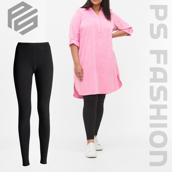 Black Legging Women's long leggings with elastic waistband and side seams. Anatomic design. Extra soft texture — afbeelding 4