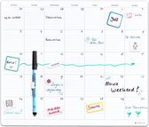 GreenStory - Maandplanner Large - Sticky Whiteboard - Whiteboardfolie - met Sticky Pen