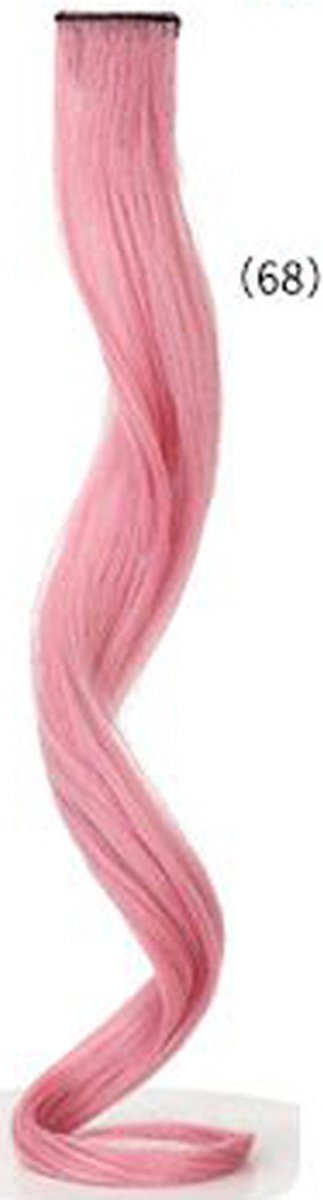 2 x Clip in Hairextension ROZE - X68 - nephaar - Hair extension | haar extensie- carnaval haar - gekleurde extensions - extensions met clip