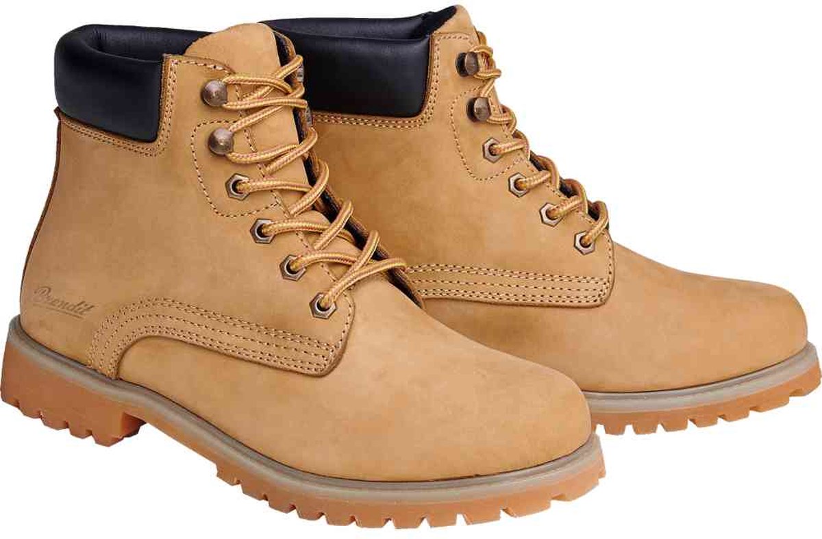Brandit Kenyon Leather Veterlaars 46 Shoes Bruin