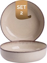 Palmer Bol Antigo 15 cm 47 cl Crème Porcelaine 2 pc(s)