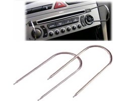 Passend Voor Citroen RD4 RD3 D2 N2 RT3 RT4 RT5 VDO Radio Cd Demontage Sleutel Tool Beugel Gereedschap Aux