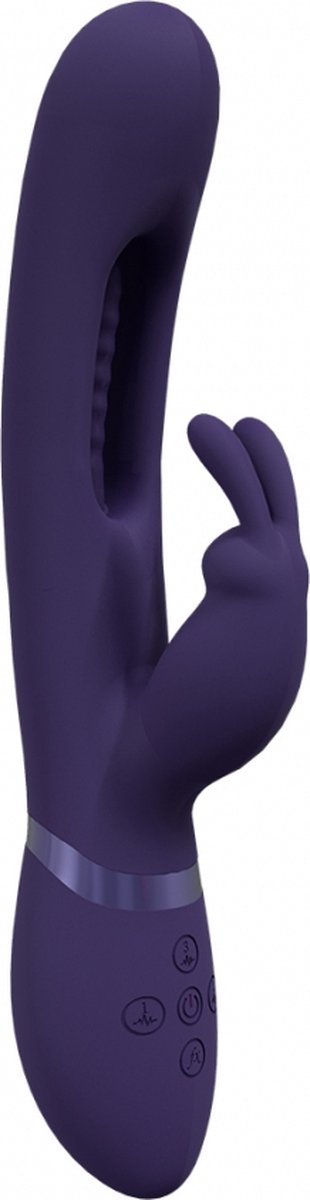 Goedkoopste VIVE by Shots - Mika - Triple Motor - Vibrating Rabbit with Innovative G-Spot Flapping Stimulator - Purple