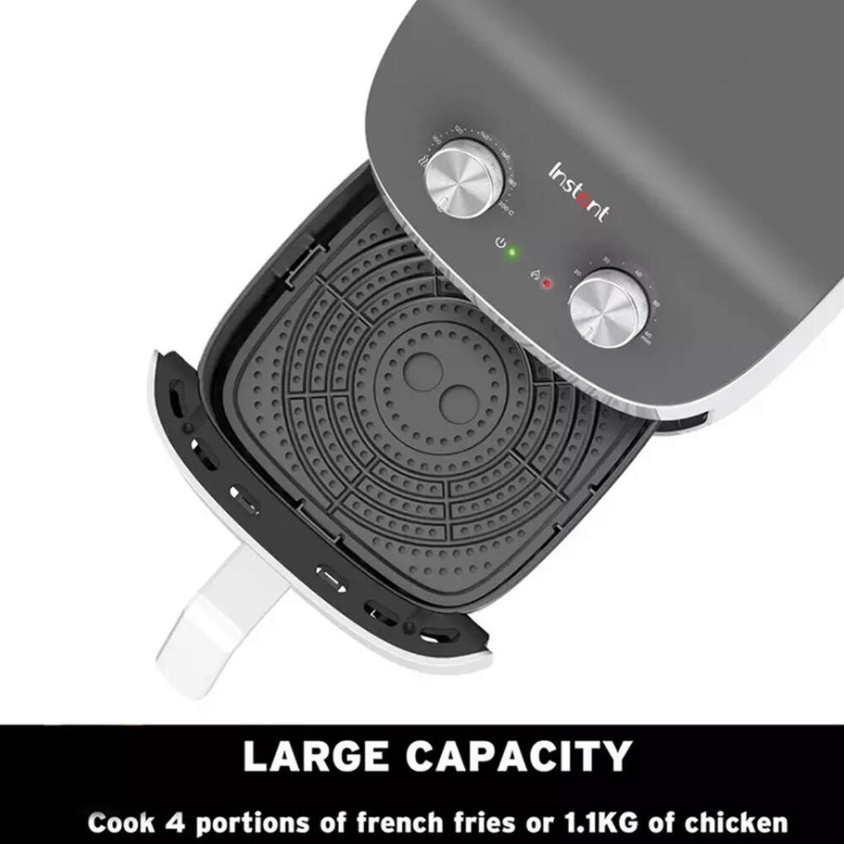 Instant Pot 4-in-1 Airfryer 3.8L (Wit)- 1500W - Airfryen, braden, bakken, opwarmen thumbnail 8