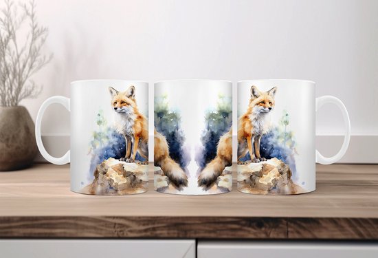 Tasse à café Auqarel Renard 2