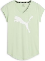 PUMA Train Favorite Heather Cat Tee Dames Sportshirt - Fresh Mint Heather