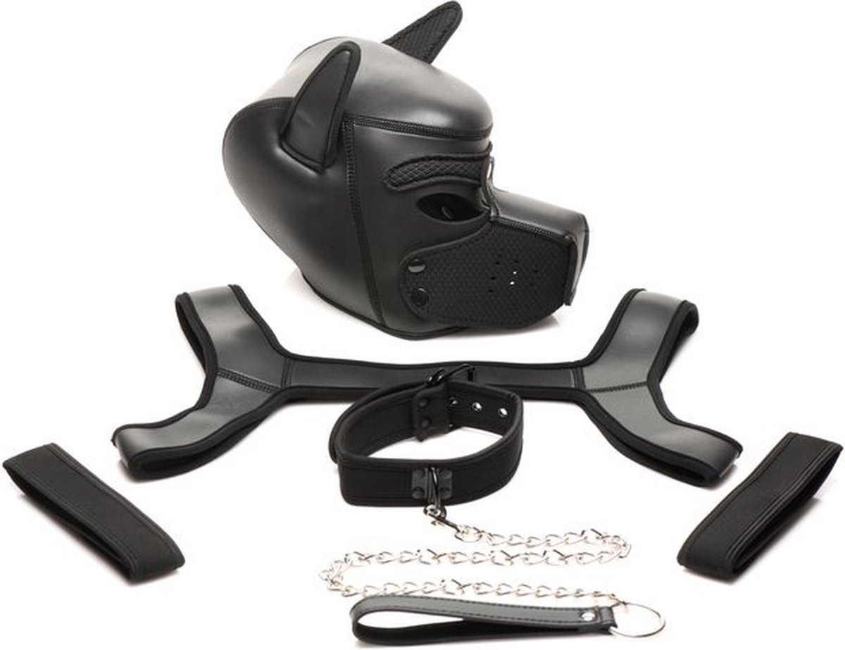 Goedkoopste Complete Puppy Bondage Set - Zwart